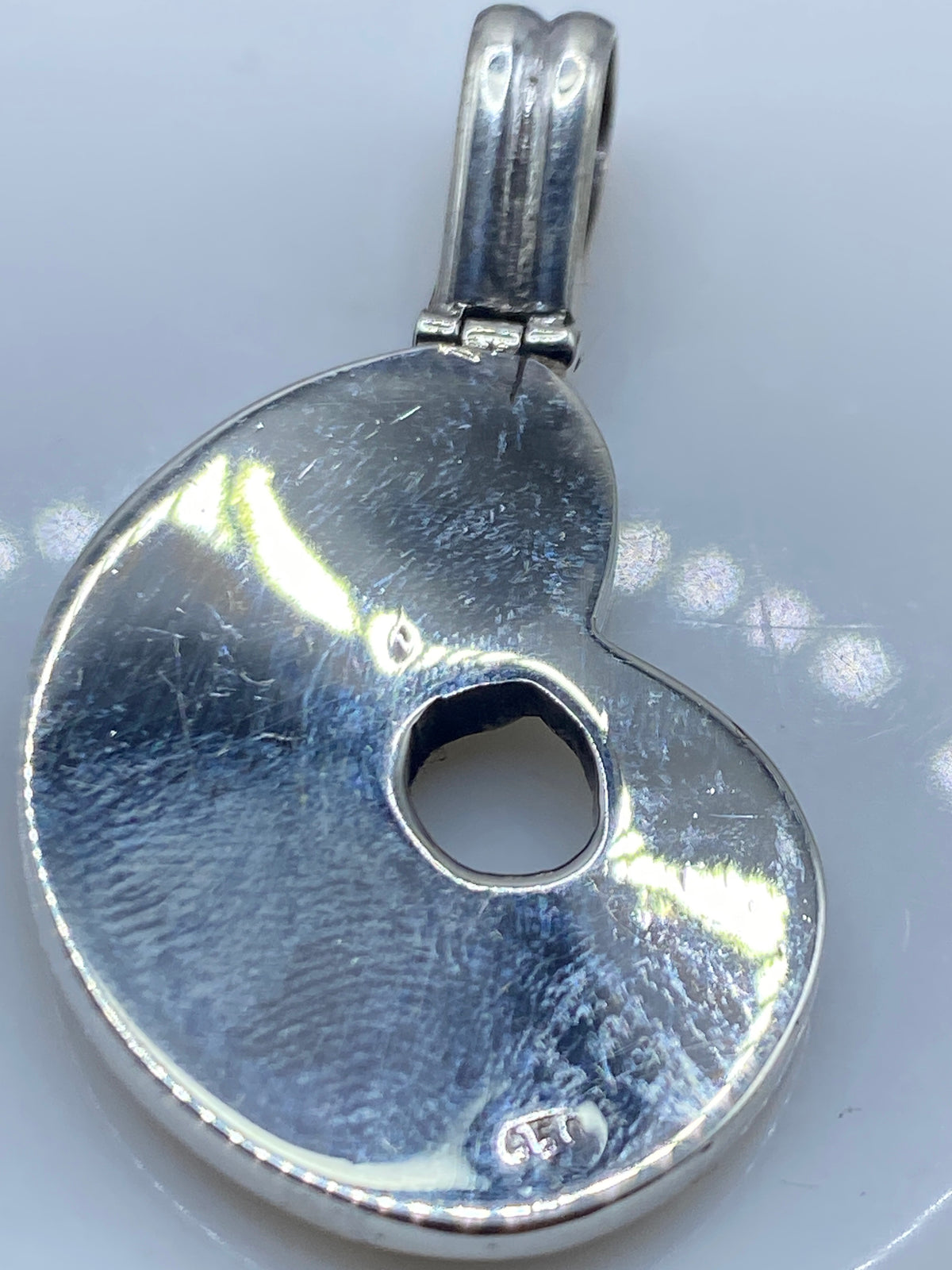 Dije de Plata con Piedra Azul — Taxco .950 — foto 5
