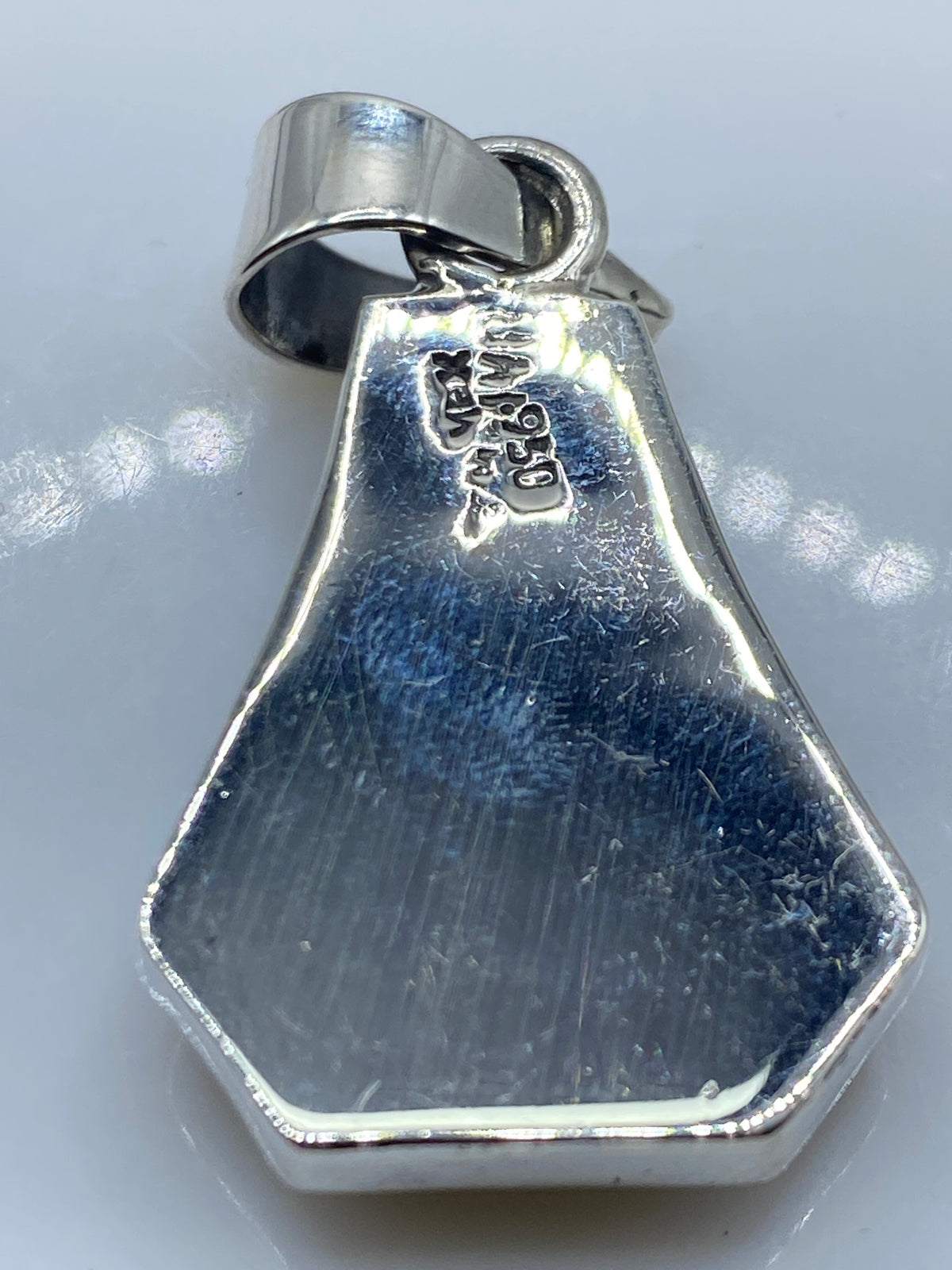 Dije Plata .950 con Piedra Azul — Taxco Artesanal — foto 5