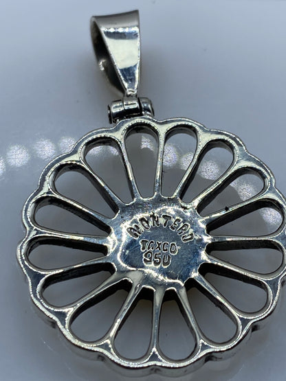 Dije Floral Plata .950 con Ópalo de Fuego — Taxco — foto 5