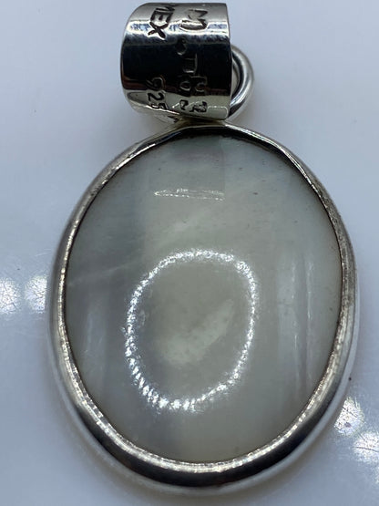 Dije de Plata .950 con Piedra Blanca Ovalada — Taxco — foto 5