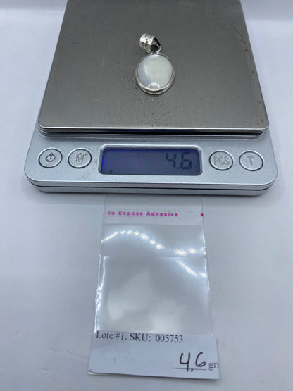 Dije de Plata .950 con Piedra Blanca Ovalada — Taxco — foto 6