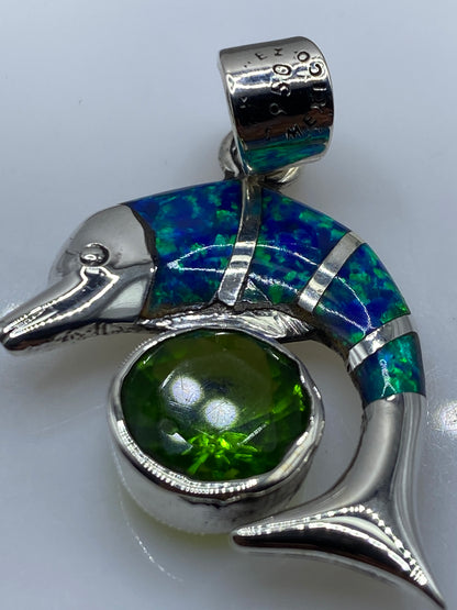 Dije de Plata Ópalo de Fuego Azul — Taxco .950 — foto 5