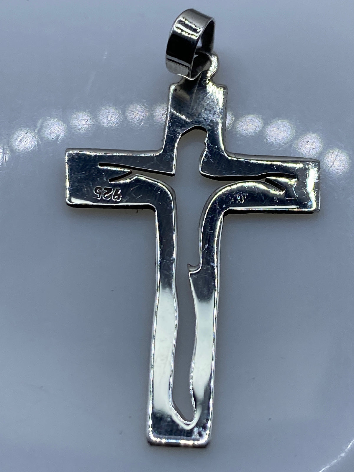 Dije Cruz de Plata Calado — Taxco .925 — foto 5