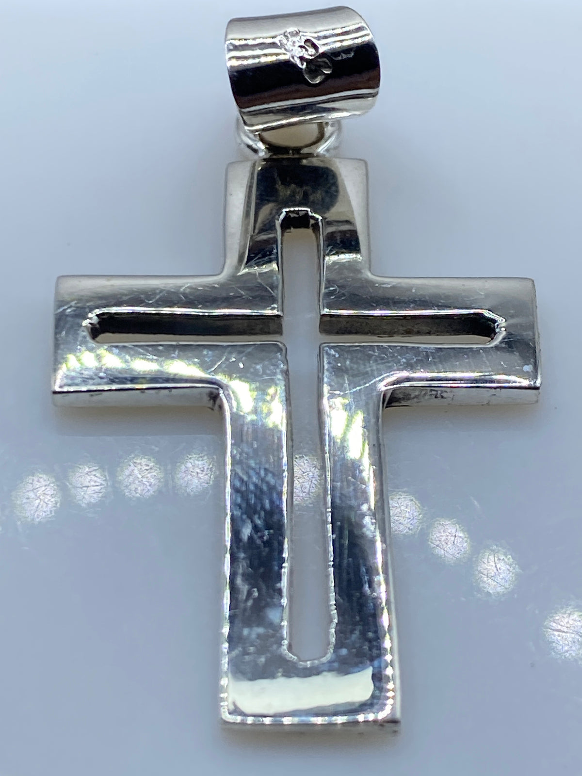Dije Cruz de Plata Calado — Taxco .925 — foto 5