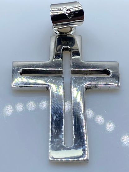 Dije Cruz de Plata Calado — Taxco .925 — foto 5