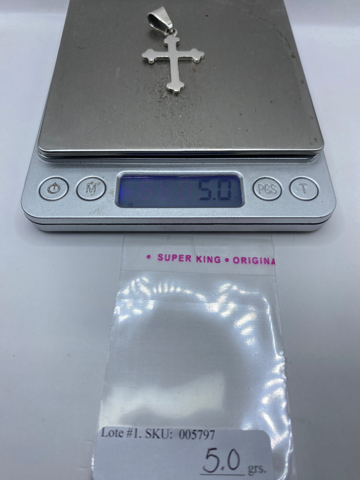 Dije Cruz de Plata .925 — Clásica y Versátil — foto 6
