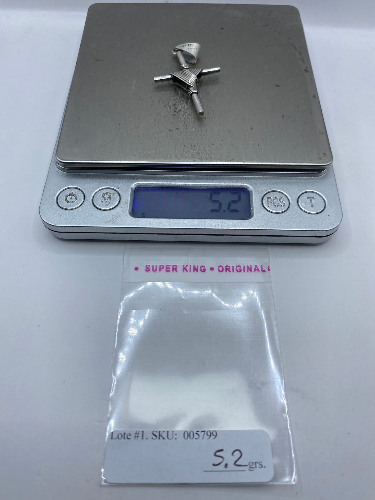 Dije Cruz de Plata .925 — Taxco Clásico — foto 6