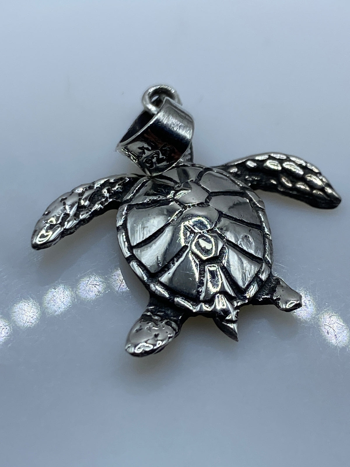 Dije de Plata Tortuga Marina Repujado — Taxco .925 — foto 5
