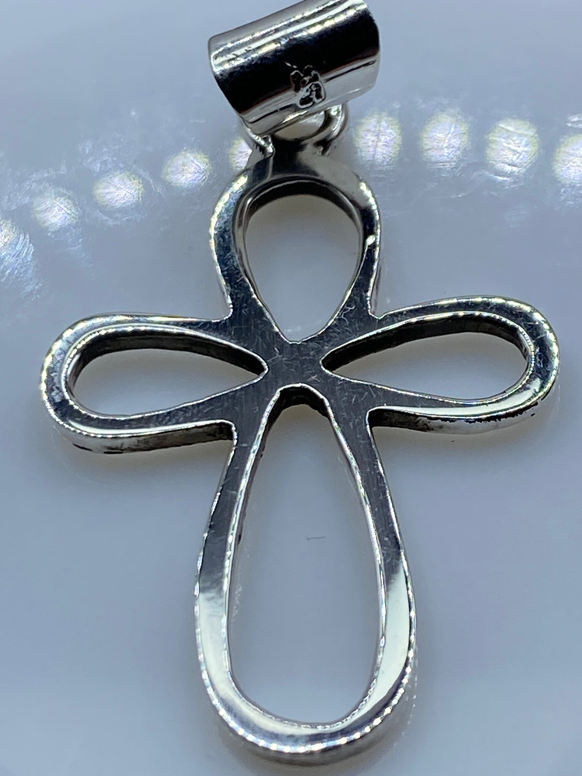 Dije Cruz de Plata Calado — Taxco .925 — foto 5
