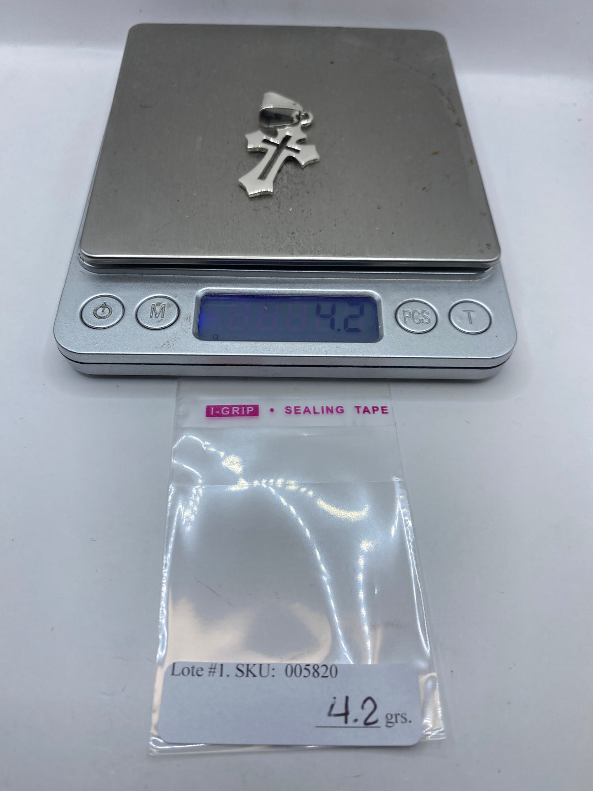 Dije Cruz de Plata .925 — Taxco — foto 6