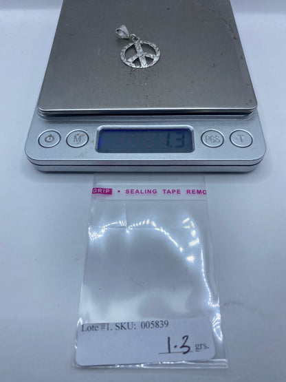 Dije Símbolo de Paz Calado en Plata — Taxco .925 — foto 5