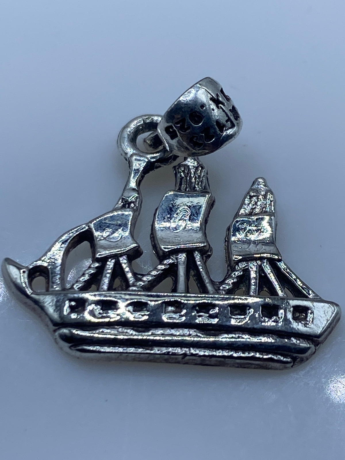 Dije Plata Calado Velero Taxco .925 — 3.7 cm — foto 5