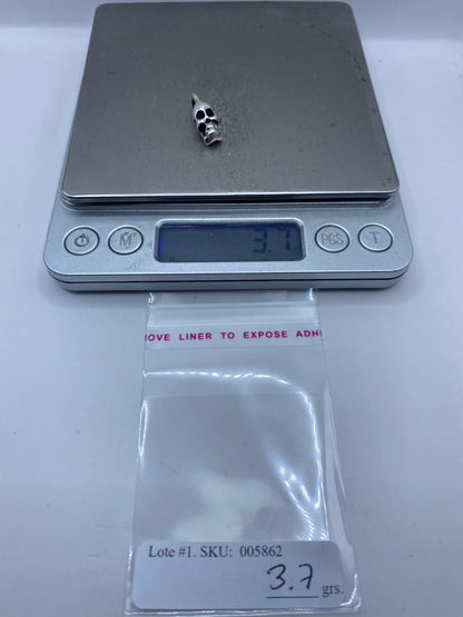 Dije Calavera de Plata Cartoneado — Taxco .925 — foto 6