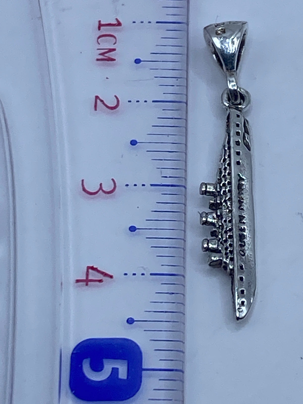 Dije de Plata Minimalista Barco — Taxco .925 — foto 5