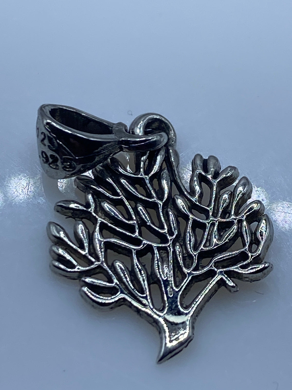 Dije Plata Repujado Coral Marino — Taxco .925 — foto 5