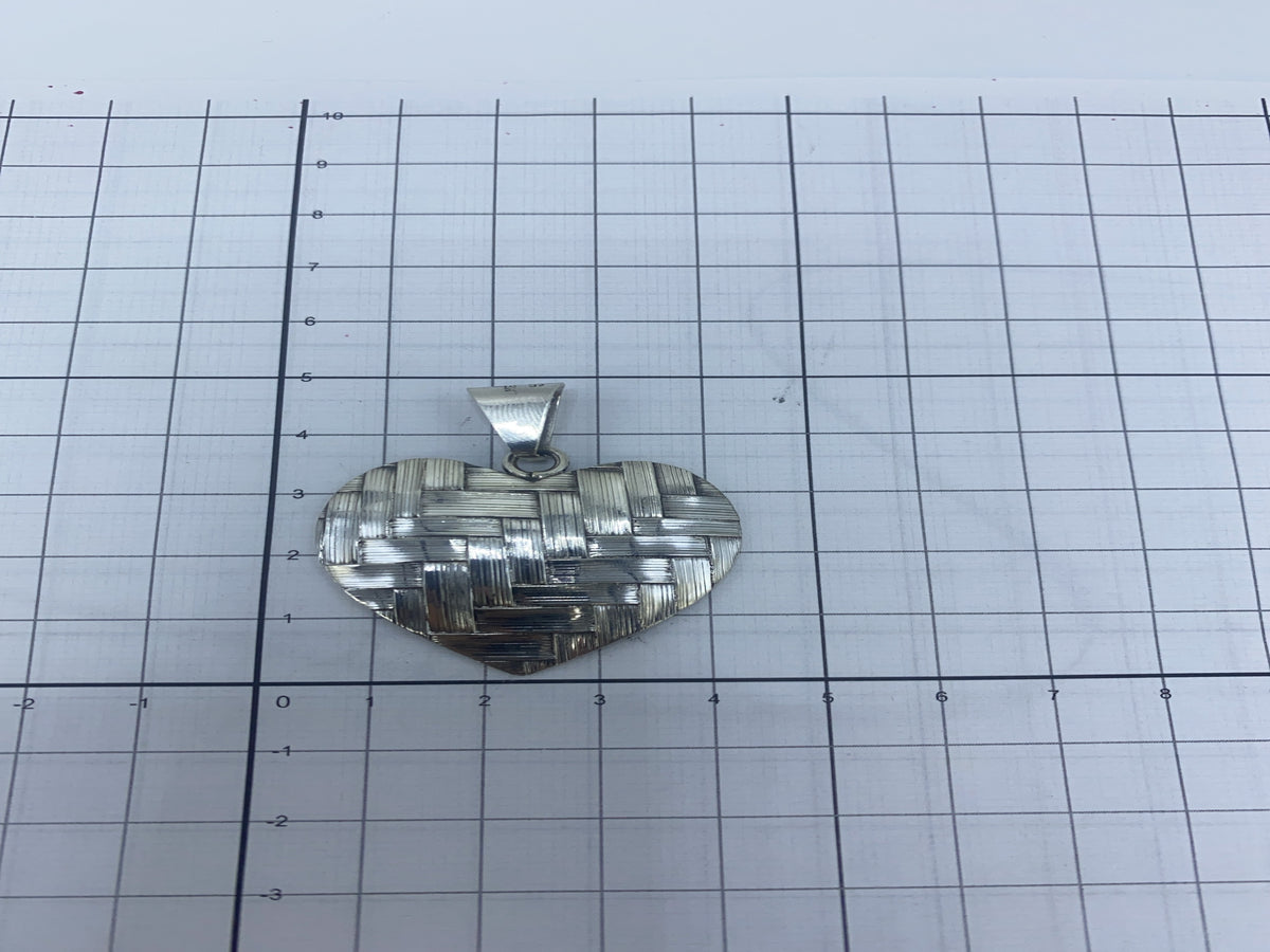 Dije de Plata Repujado Corazón — Taxco .925 — foto 5
