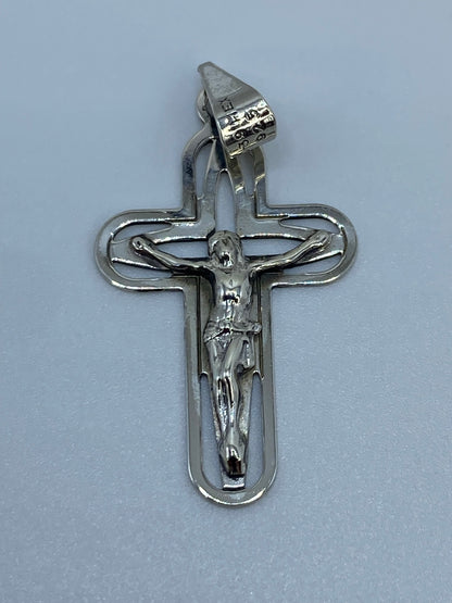 Dije Crucifijo Calado Plata .925 — Taxco — foto 5