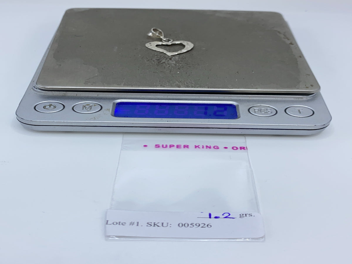 Dije de Plata Repujado Corazón — Taxco .925 — foto 6