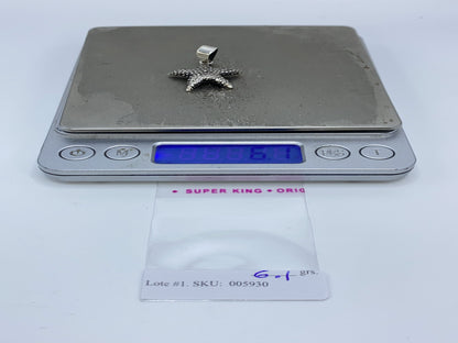 Dije Estrella de Mar Plata Granulado — Taxco .925 — foto 6