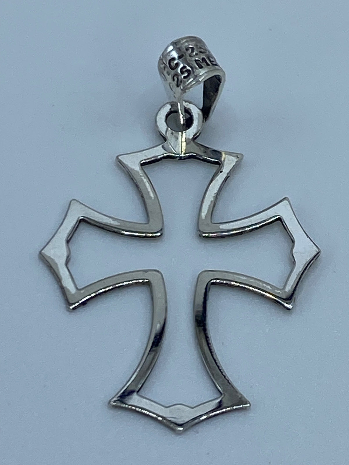 Dije Cruz de Plata Calado — Taxco .925 — foto 5