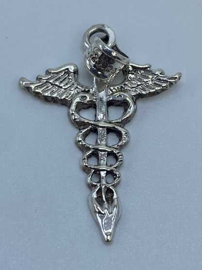Dije Caduceo Plata .925 — Símbolo de Protección Taxco — foto 5