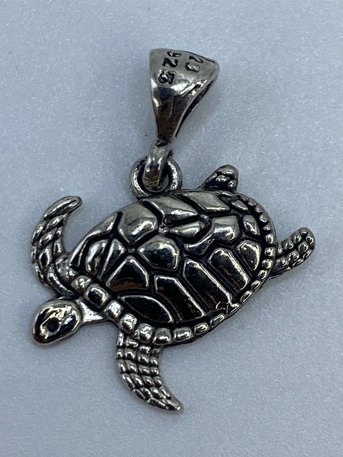 Dije Tortuga de Plata Repujada — Taxco .925 — foto 5