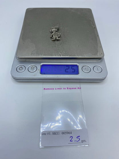 Dije de Plata Repujado Muñequita — Taxco 925 — foto 6