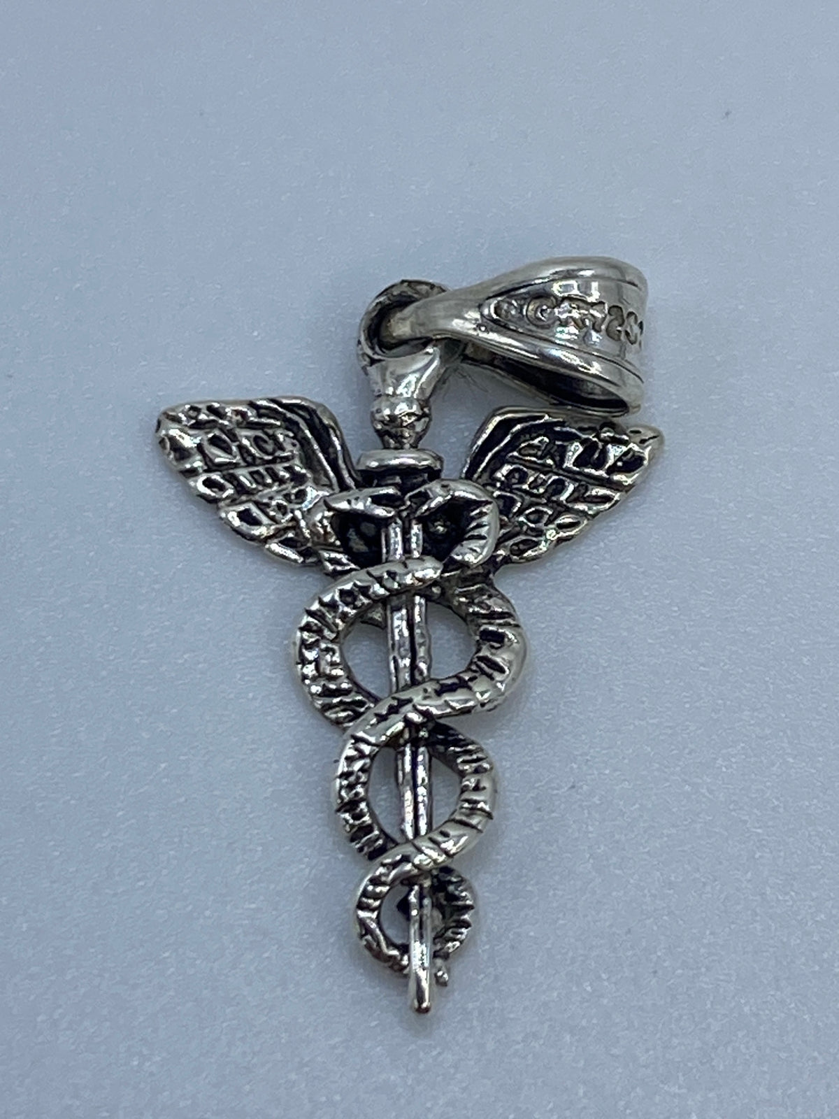 Dije Caduceo Médico Plata 925 — Taxco — foto 5