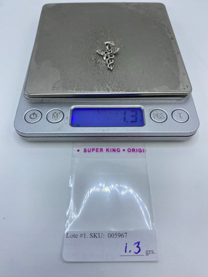 Dije Caduceo Médico Plata 925 — Taxco — foto 6