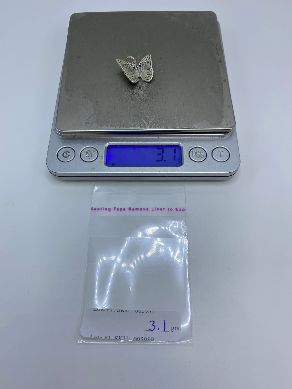 Dije Mariposa Prehispánica Plata Repujado — Taxco 950 — foto 6