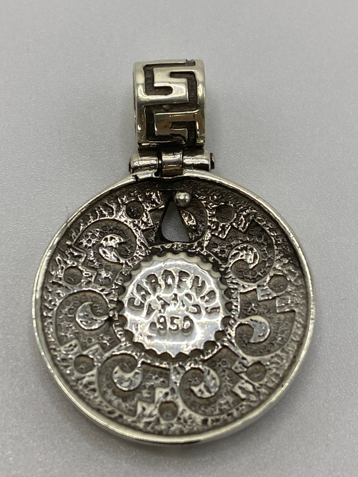Dije Plata Calendario Azteca — Taxco .950 — foto 5