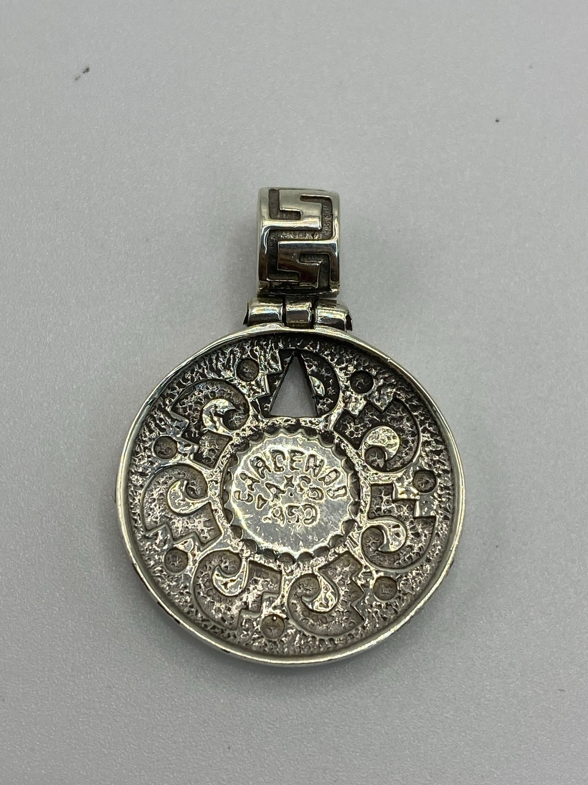 Dije de Plata Ópalo de Fuego Rosa — Taxco .950 — foto 5