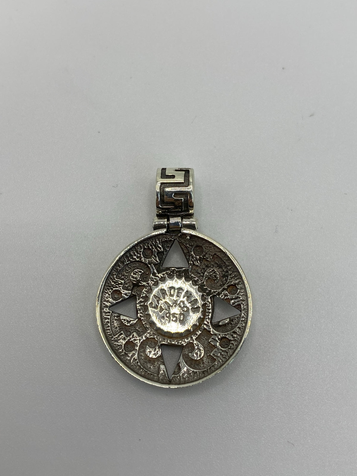 Dije Plata Ópalo de Fuego Rosa — Taxco .950 — foto 5