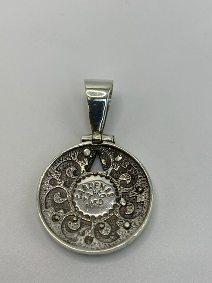 Dije Plata .950 Ópalo de Fuego Verde — Prehispánico Taxco — foto 5
