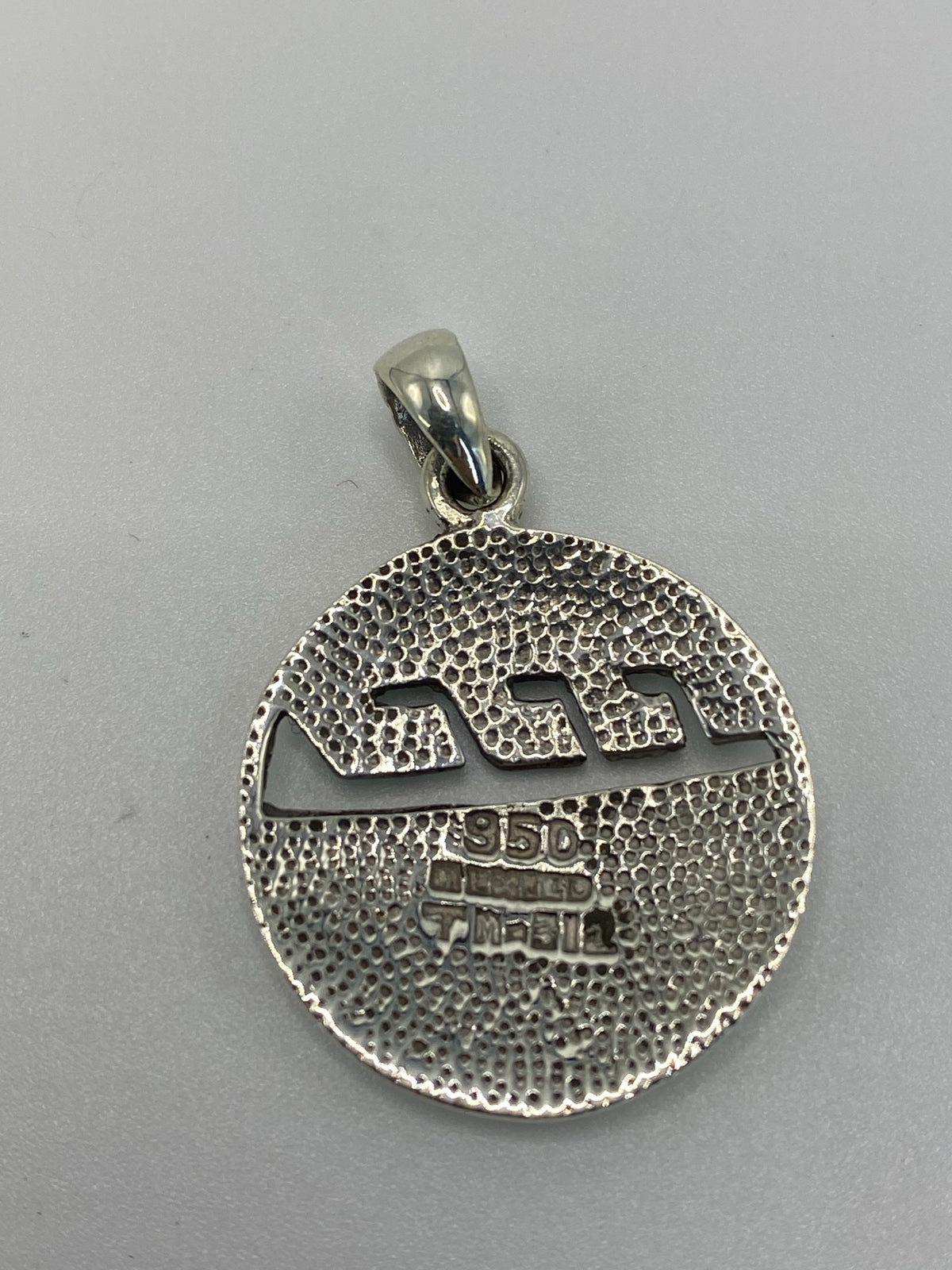 Dije Plata Ópalo de Fuego Azul — Taxco .950 — foto 5