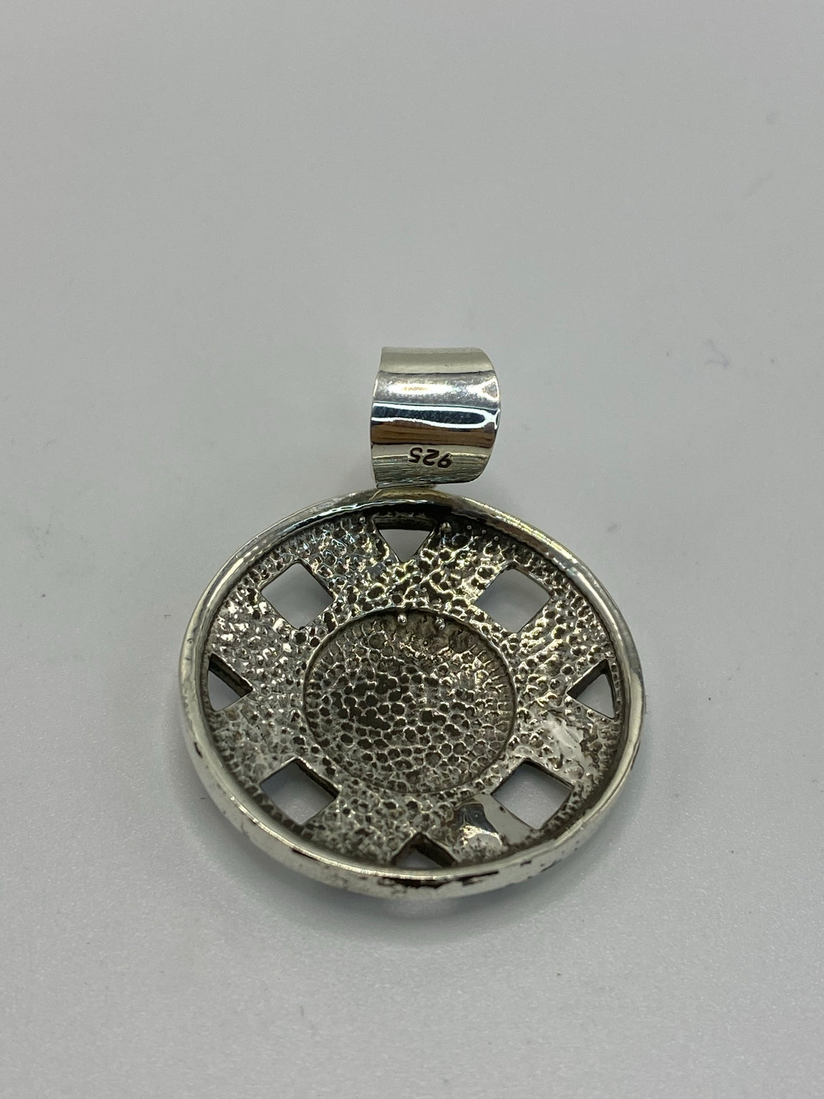 Dije Plata Calendario Azteca Ópalo Fuego — Taxco .925 — foto 5