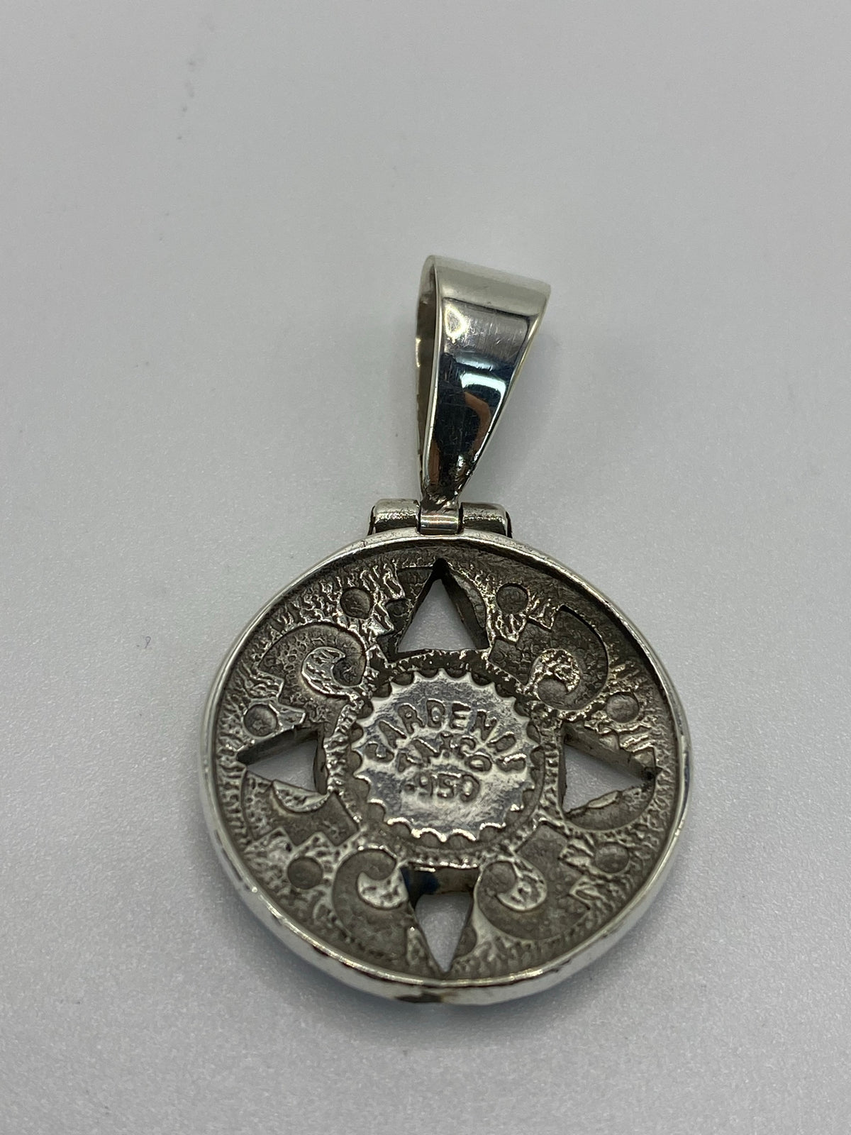 Dije Prehispánico Plata .950 Ópal de Fuego Azul — Taxco — foto 5