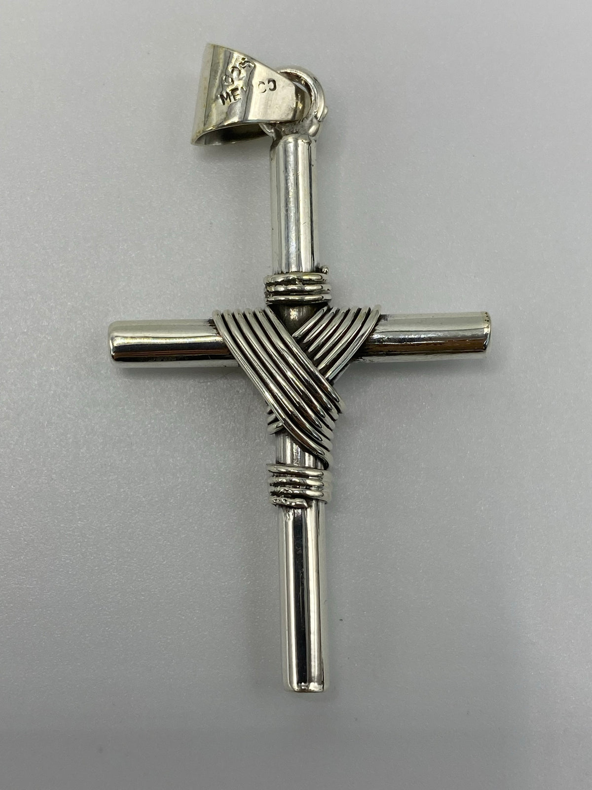 Dije Cruz de Plata .925 — Taxco Combinada — foto 5