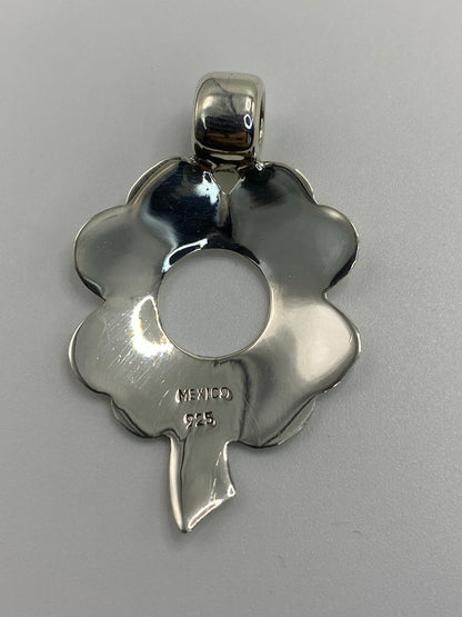Dije Floral de Plata .925 — Taxco — foto 5