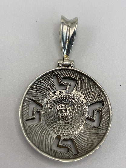 Dije Calendario Azteca Plata 950 Ópalo de Fuego — Taxco — foto 5
