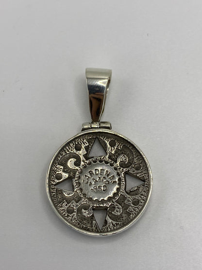 Dije Plata Ópalo de Fuego Prehispánico — Taxco 950 — foto 5
