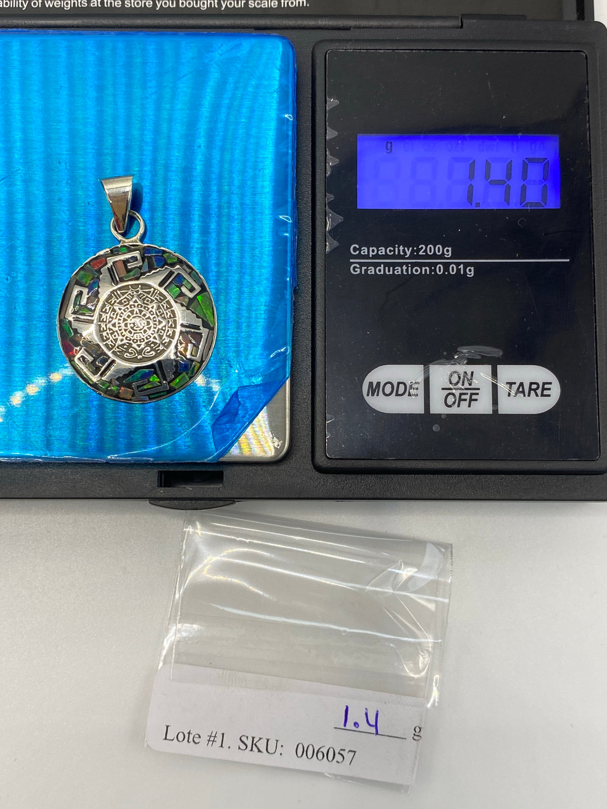 Dije de Plata Ópalo de Fuego Multicolor — Taxco 925 — foto 6