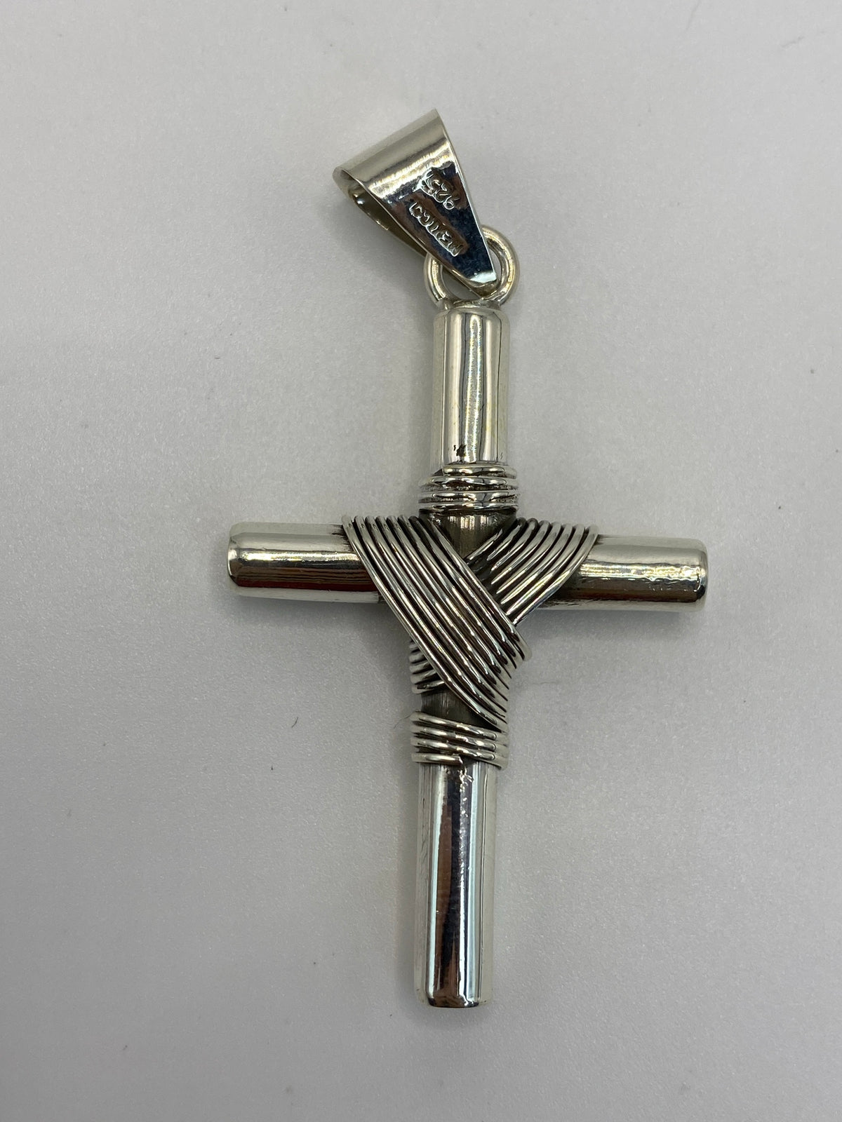 Dije Cruz de Plata — Taxco 925 Hombre — foto 5