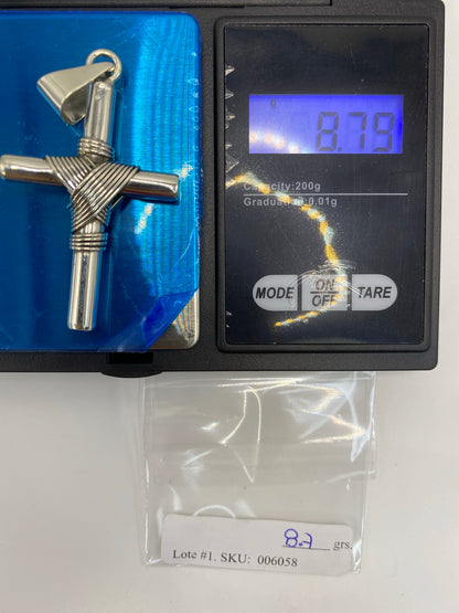 Dije Cruz de Plata — Taxco 925 Hombre — foto 6