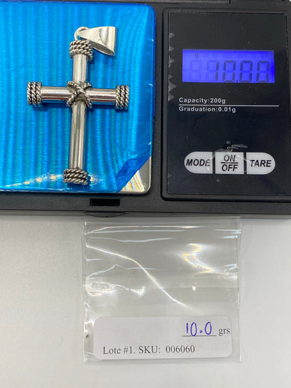 Dije Cruz de Plata 925 — Diseño Clásico Taxco — foto 6