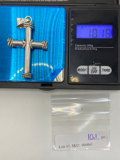 Dije Cruz de Plata 925 Taxco — 6 cm — foto 6