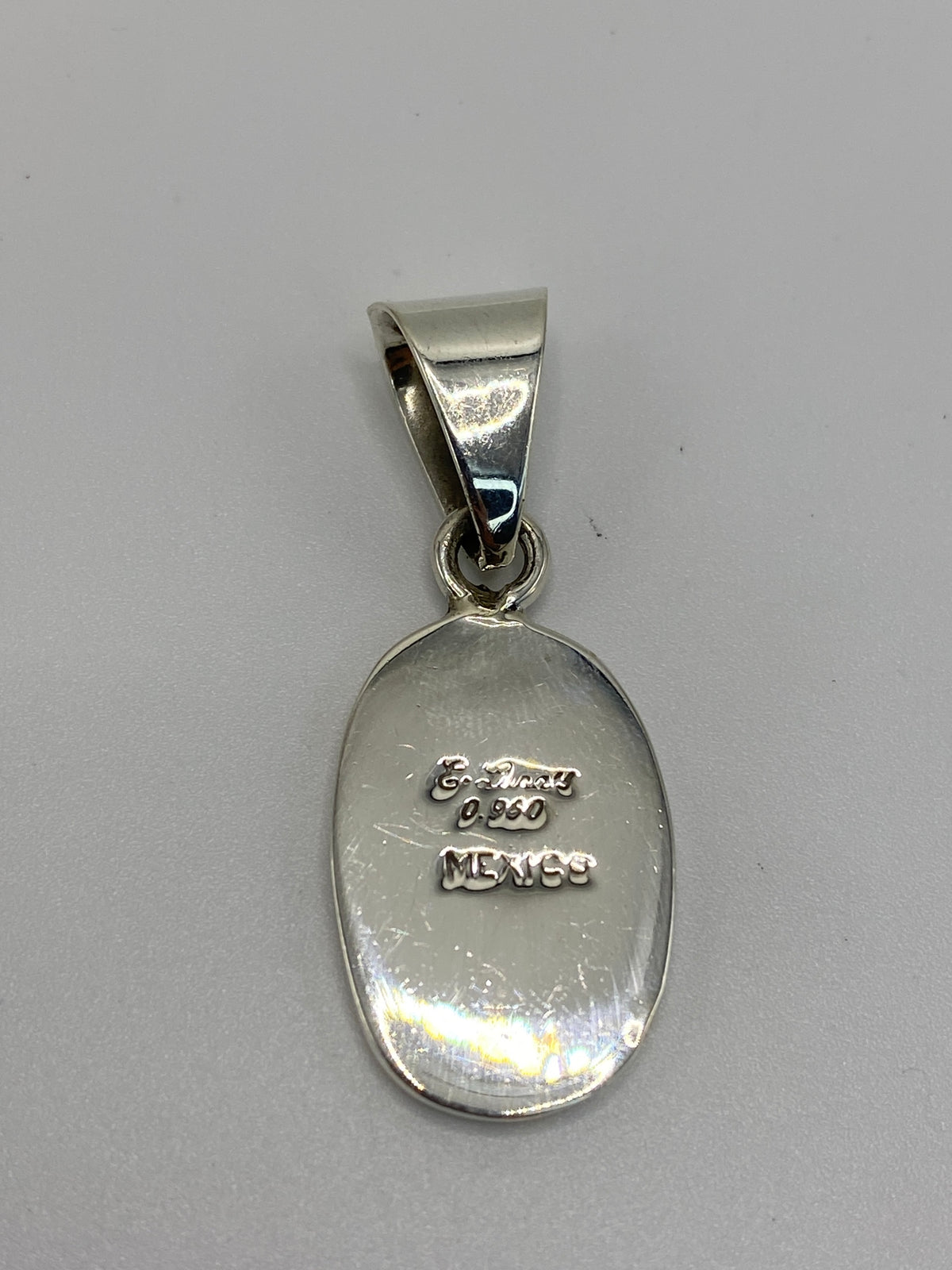 Dije de Plata Prehispánico con Ópalo de Fuego — Taxco 950 — foto 5