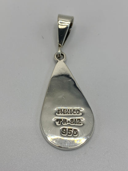 Dije Plata 950 Calendario Azteca con Ópalo Verde — foto 5