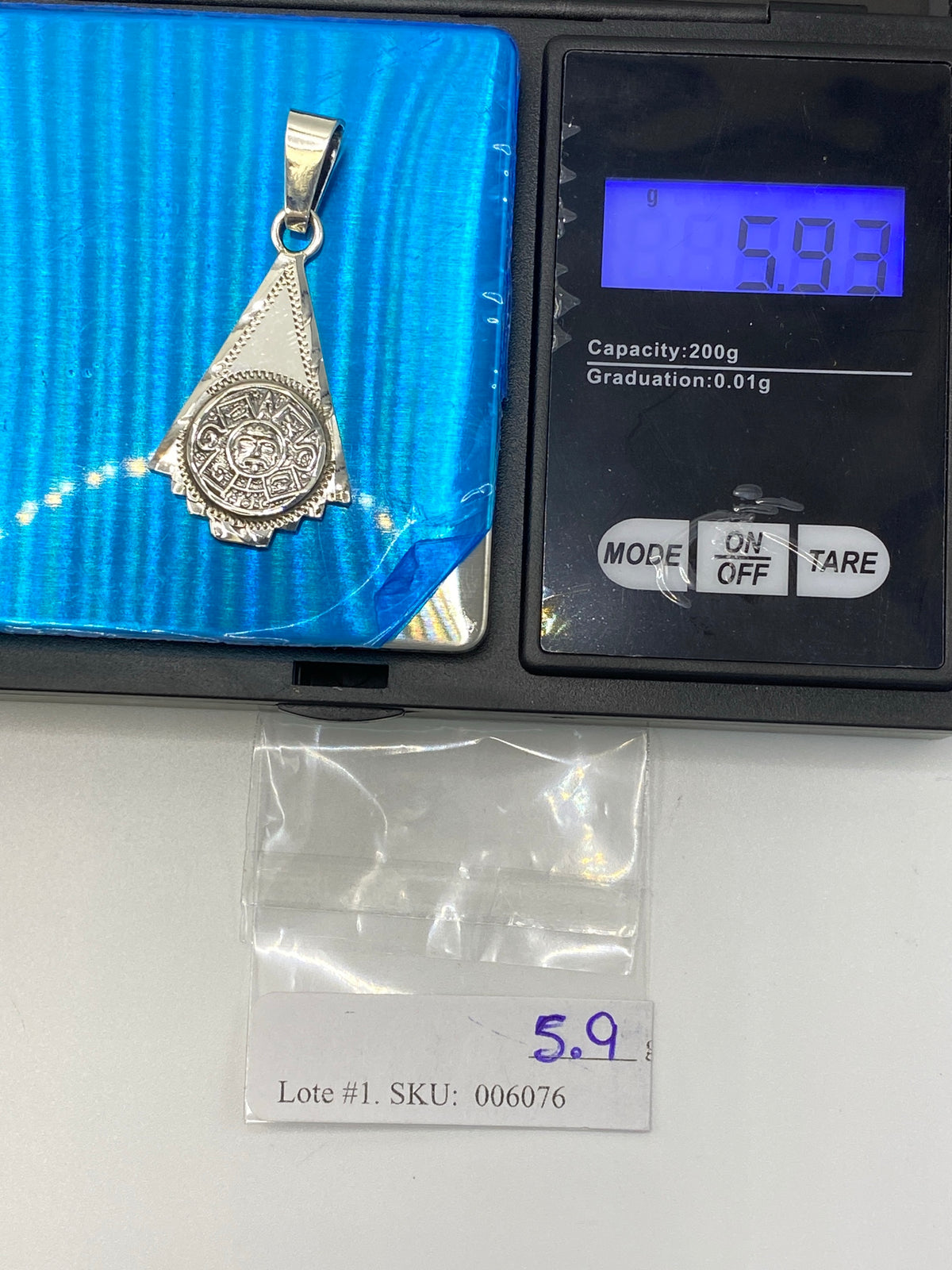 Dije Plata Calendario Azteca — Taxco 925 — foto 6