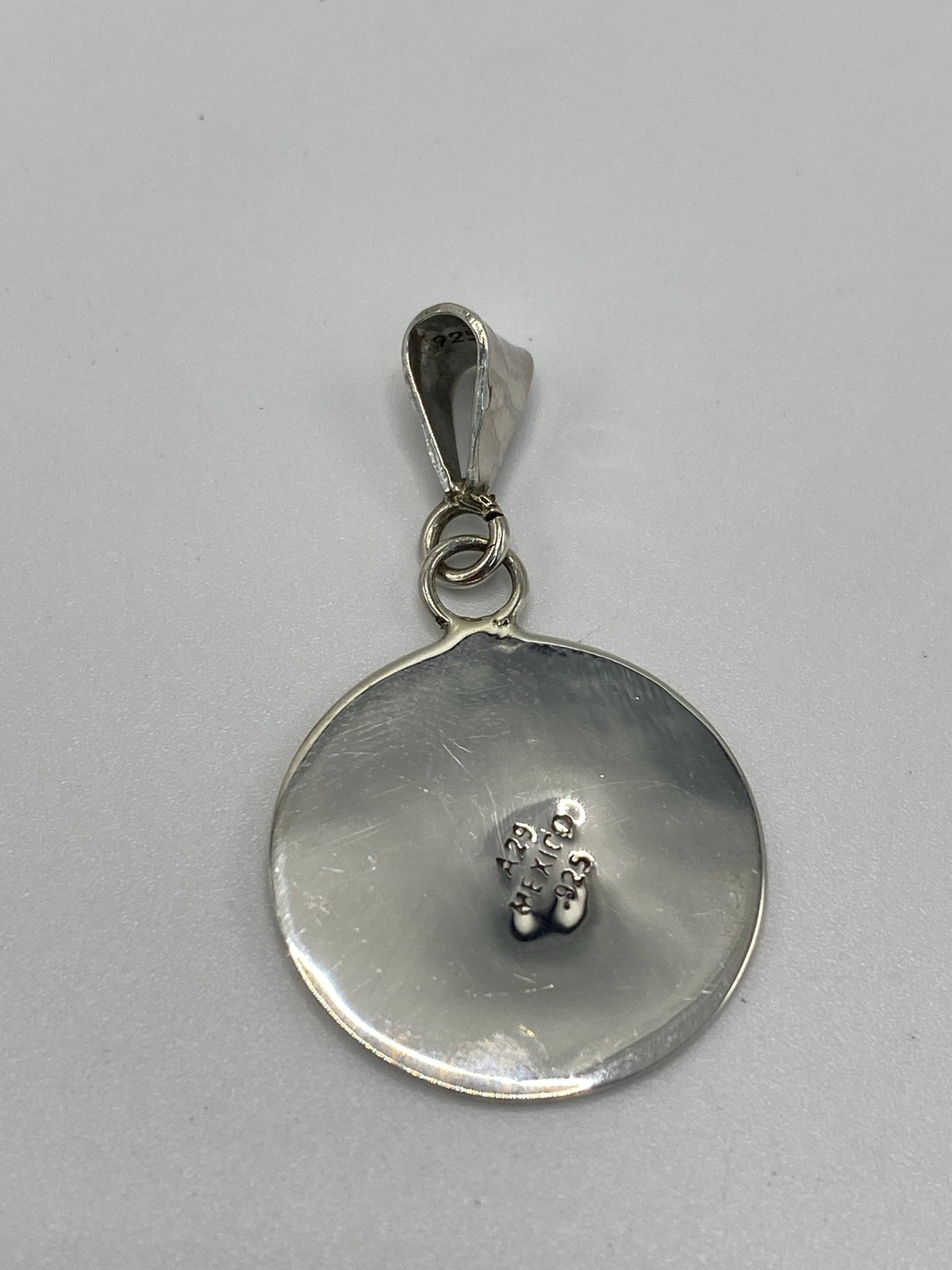 Dije Plata Pirámide Ópalo de Fuego — Prehispánico Taxco — foto 5